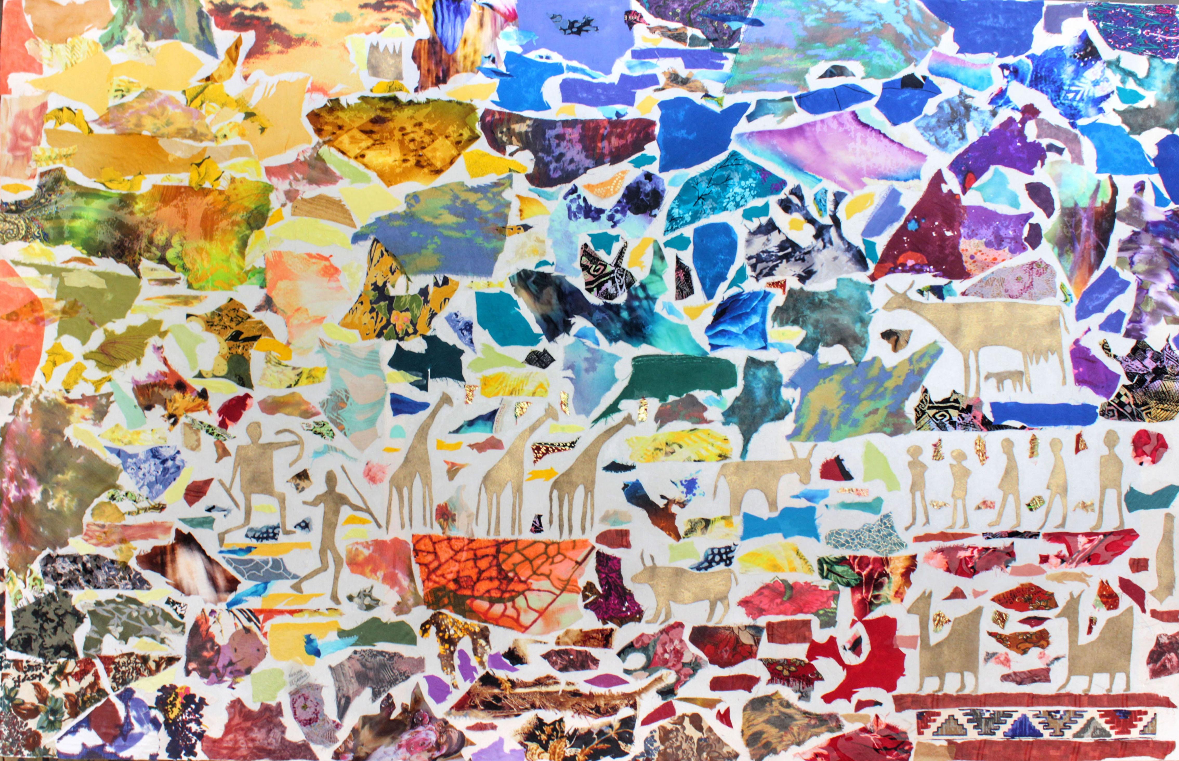"Out of Africa" 47" x 75" inch by Neama El Sanhoury

Fabric Collage on Linen

* Due to the Ministry of Culture policy + COVID situation, handling time (paperwork) may take up to 1-3 month. 