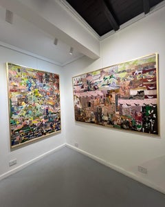 "El paso del tiempo" 49" x 71" pulgadas por Neama El Sanhoury