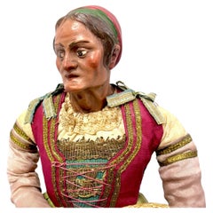 Neapolitan Crèche Figure of an Elderly Italian Woman