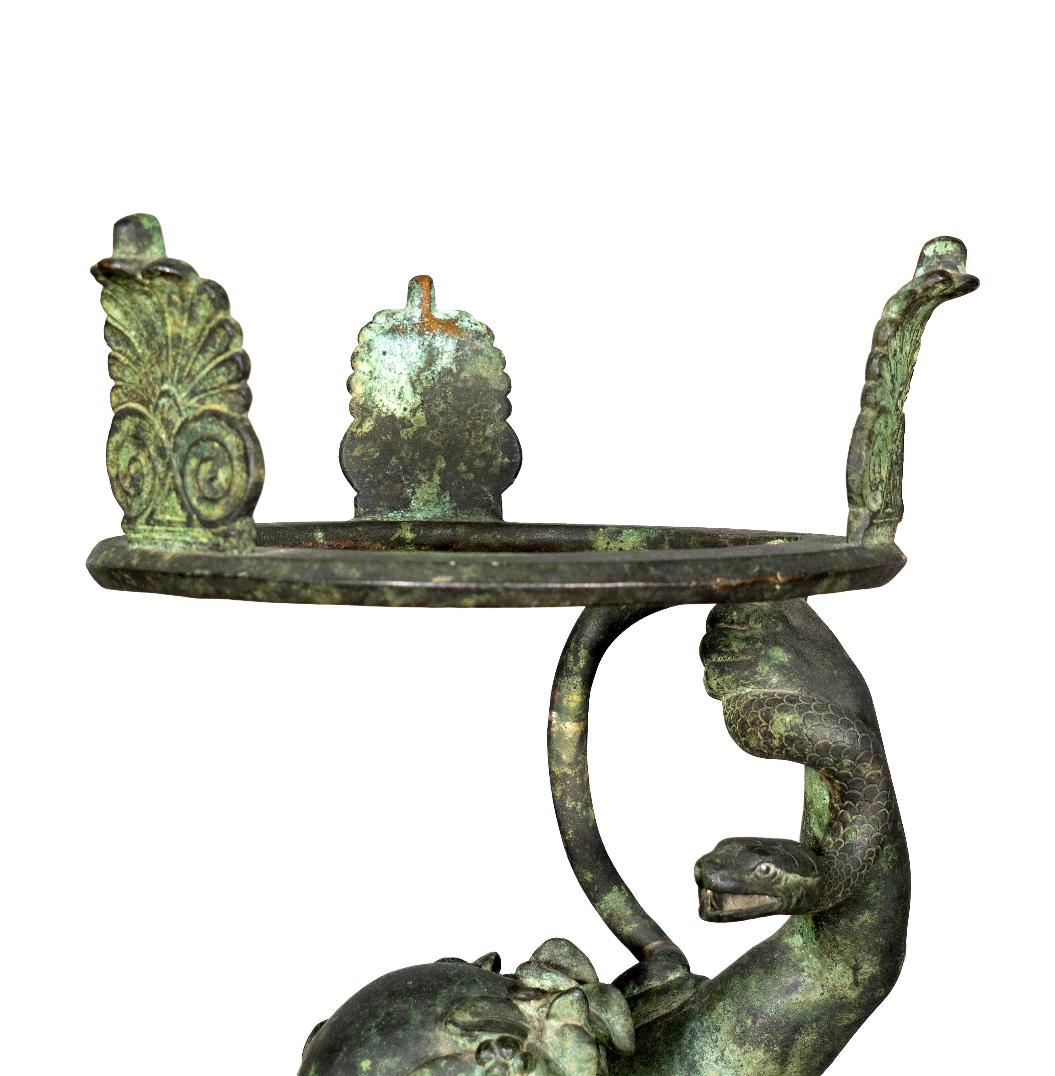 Grand Tour de Naples Bronze de Silène d'après l'antique en vente 2