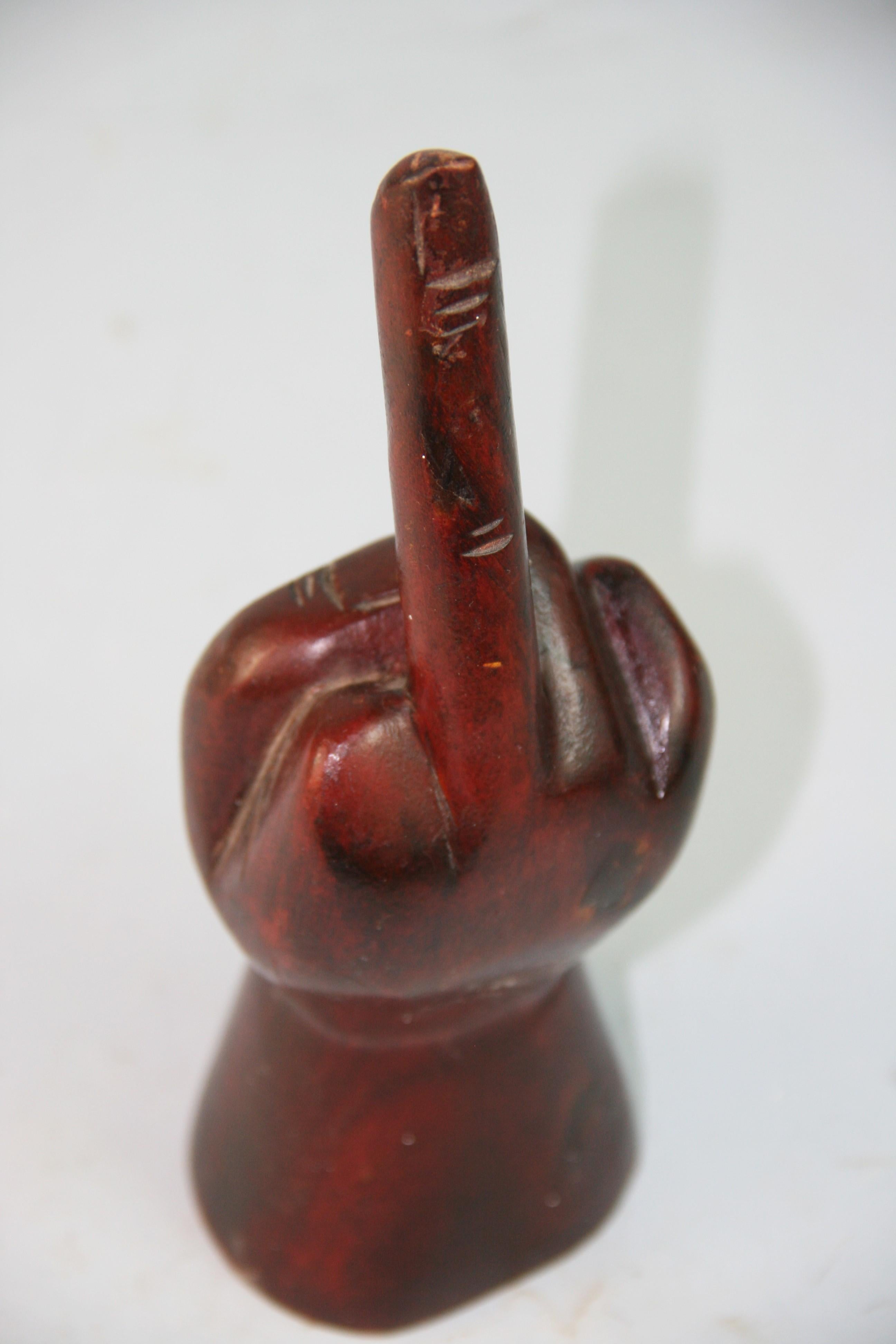 Escultura italiana napolitana de madera tallada 