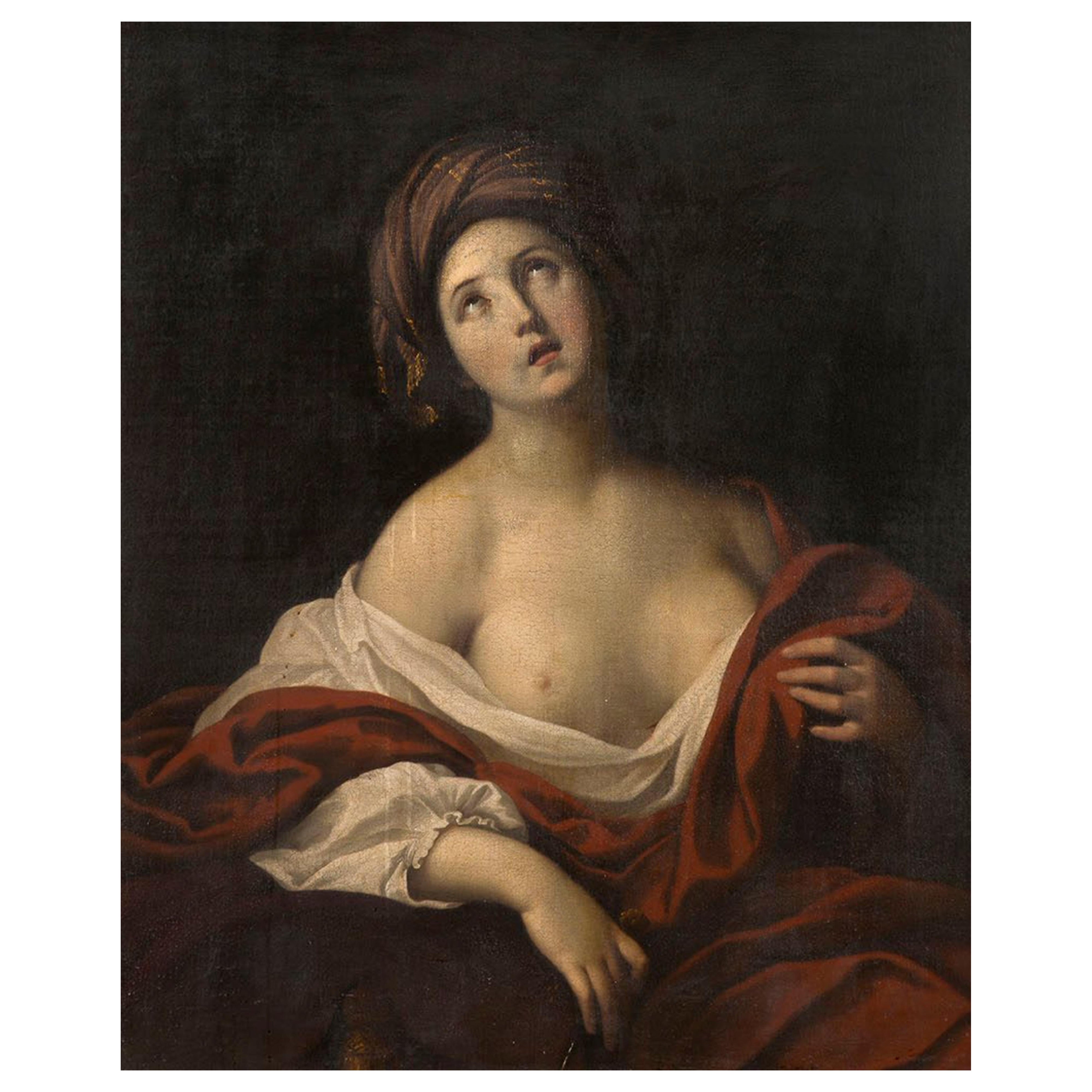 Neapolitanische Schule, frühes 18. Jahrhundert, "Lucretia" im Angebot
