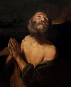 Neapolitan School of the 17th Century "Penitent Saint Peter"