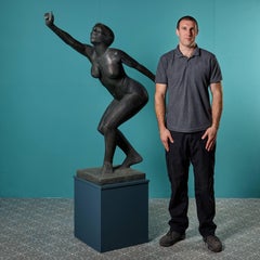 David Backhouse (b. 1941) Nude Bronze Statue