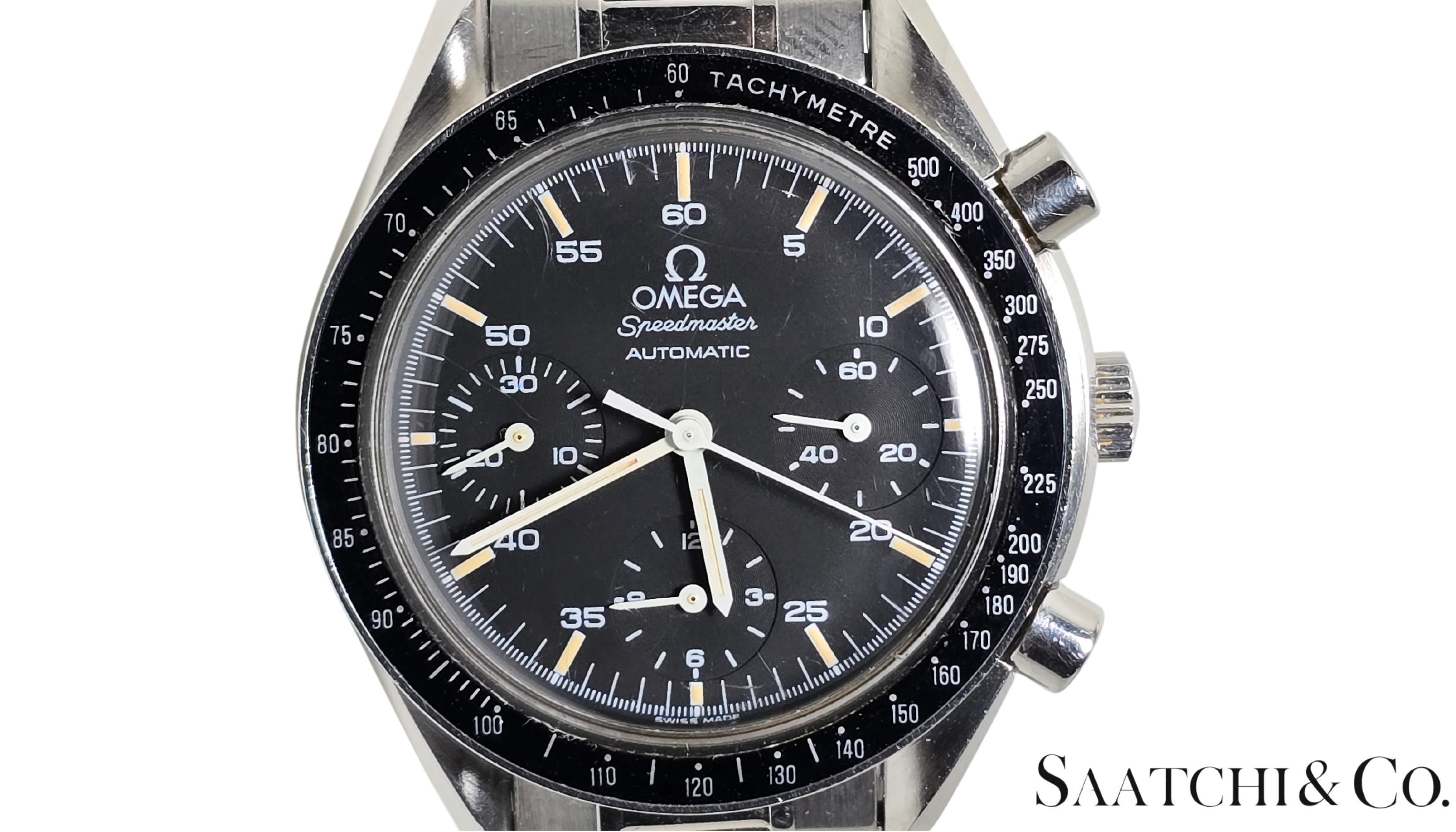 Reloj de caballero Omega Speedmaster Ref.3510

Marca: Omega 
Tipo de reloj: Hombre
Model: Omega Speedmaster 
Nº de referencia: 3510
Visualización: Analógica
 Tamaño de la caja: 39 mm
Movimiento: Mecánico (Automático)
Material de la caja: Acero