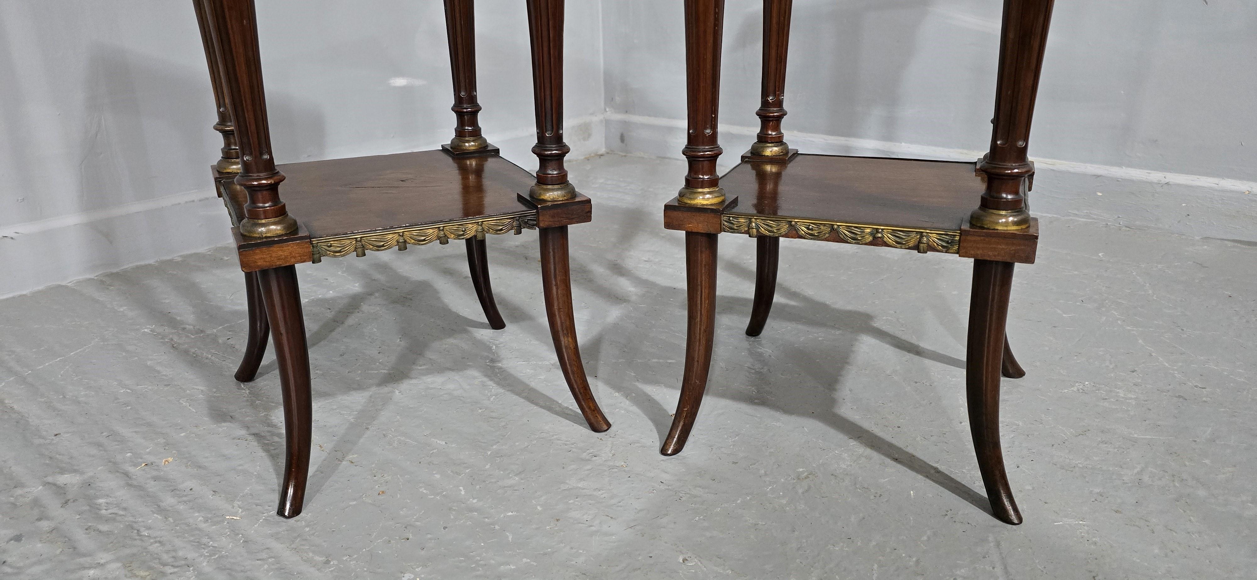 Louis XIV Near Pair French Marble Stands For Sale