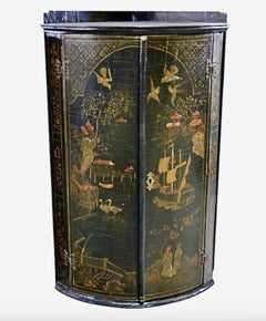 Pareja de armarios esquineros de estilo chino Jorge II/Guillermo III c. 1740-1755