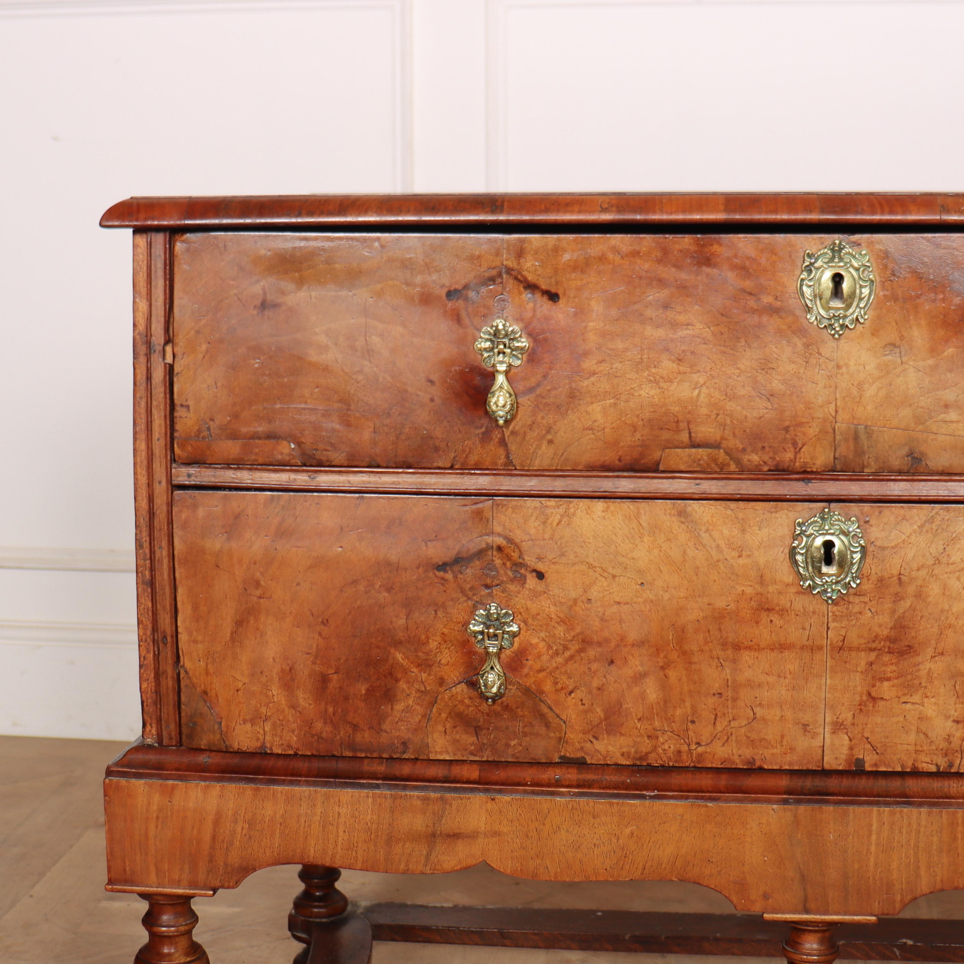 Near Pair of 18th Century Walnut Commodes For Sale 3