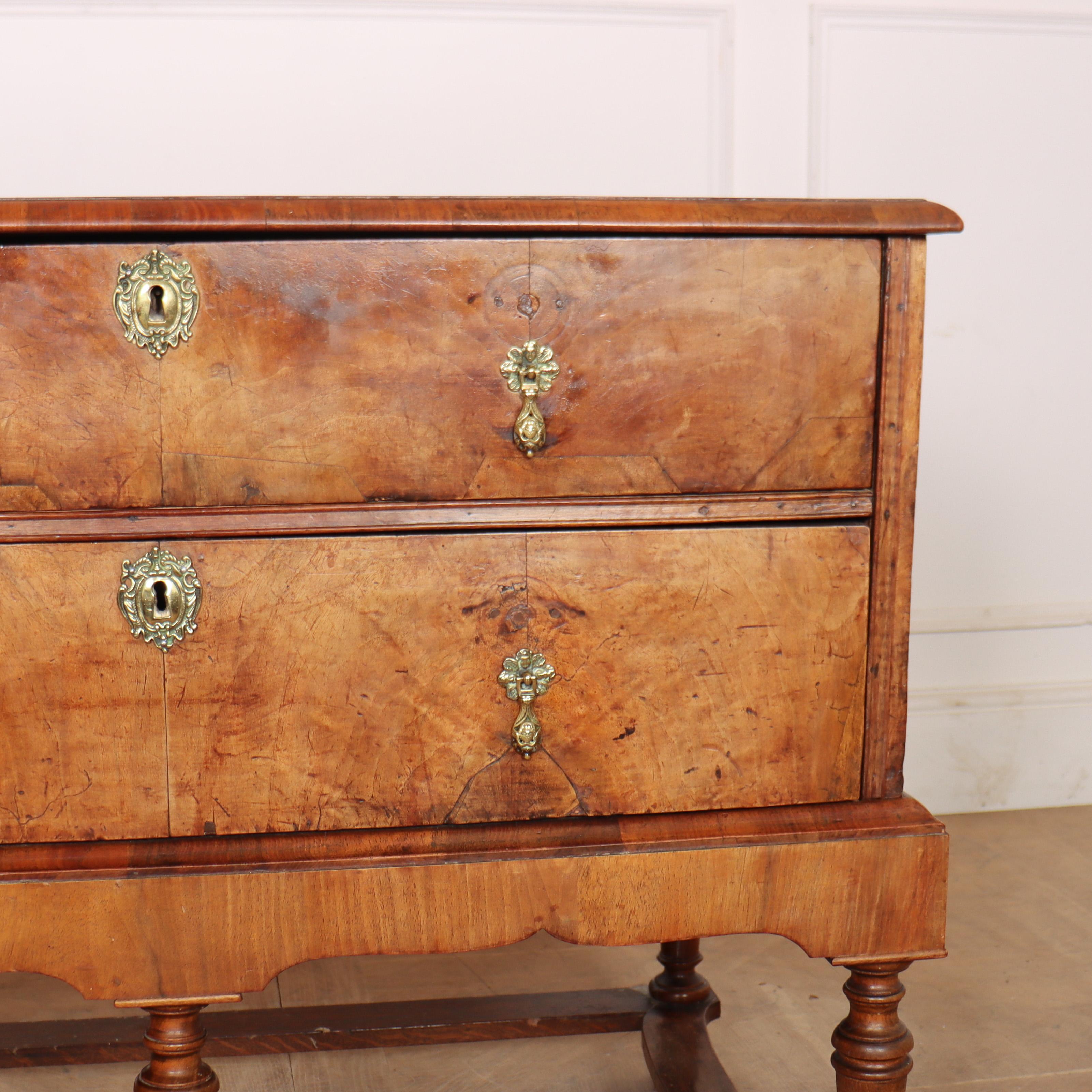 Near Pair of 18th Century Walnut Commodes For Sale 4