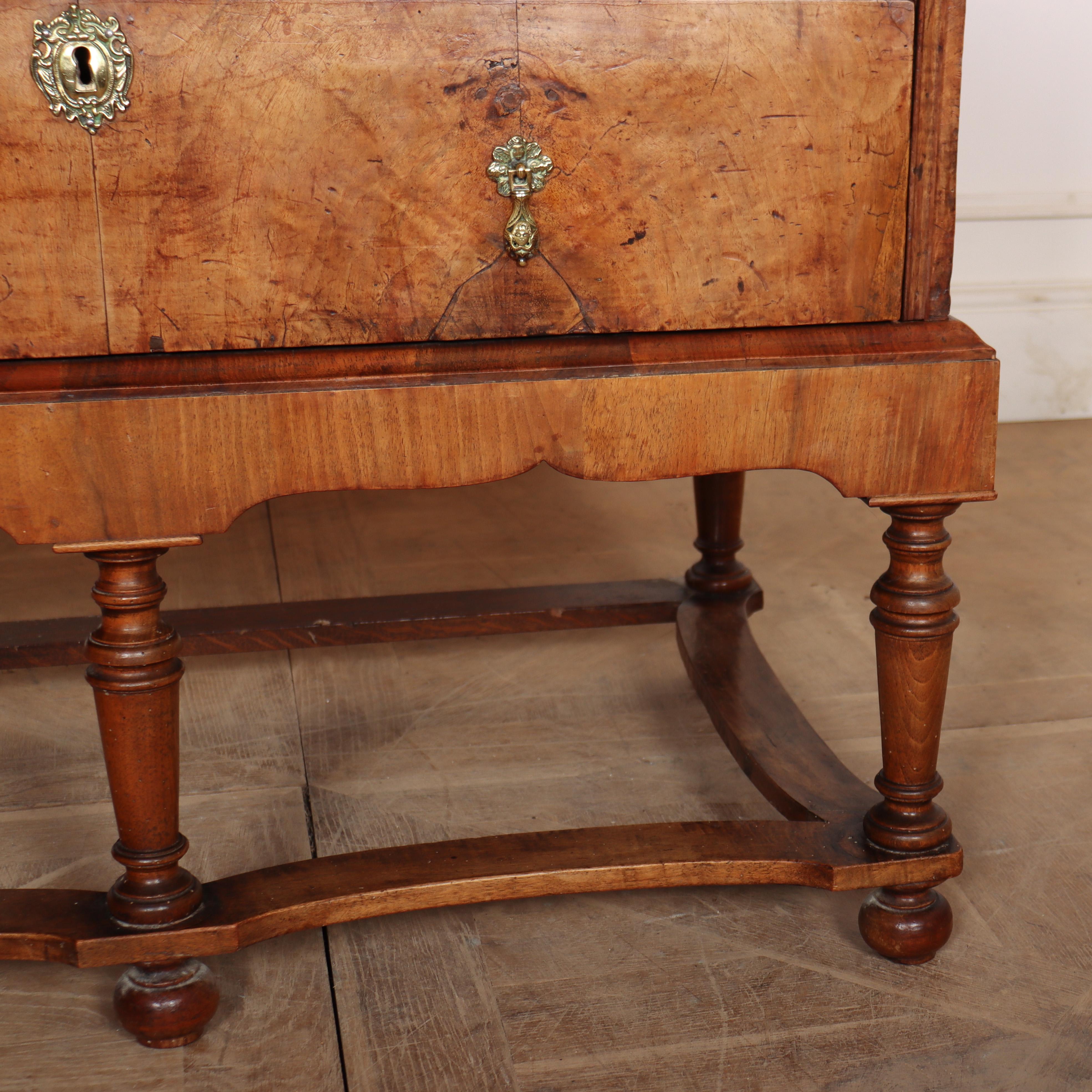 Near Pair of 18th Century Walnut Commodes For Sale 5