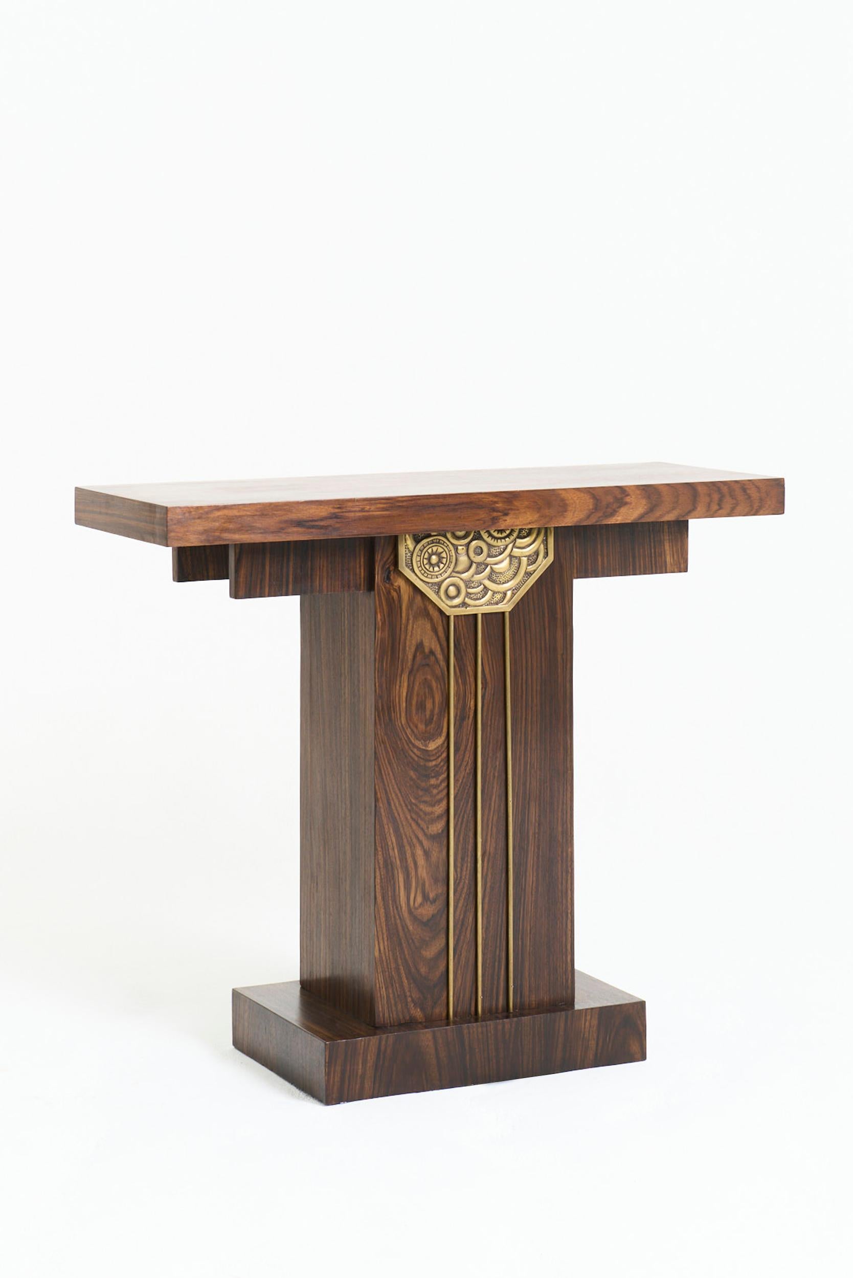 20th Century Near Pair of Art Deco Console Tables For Sale