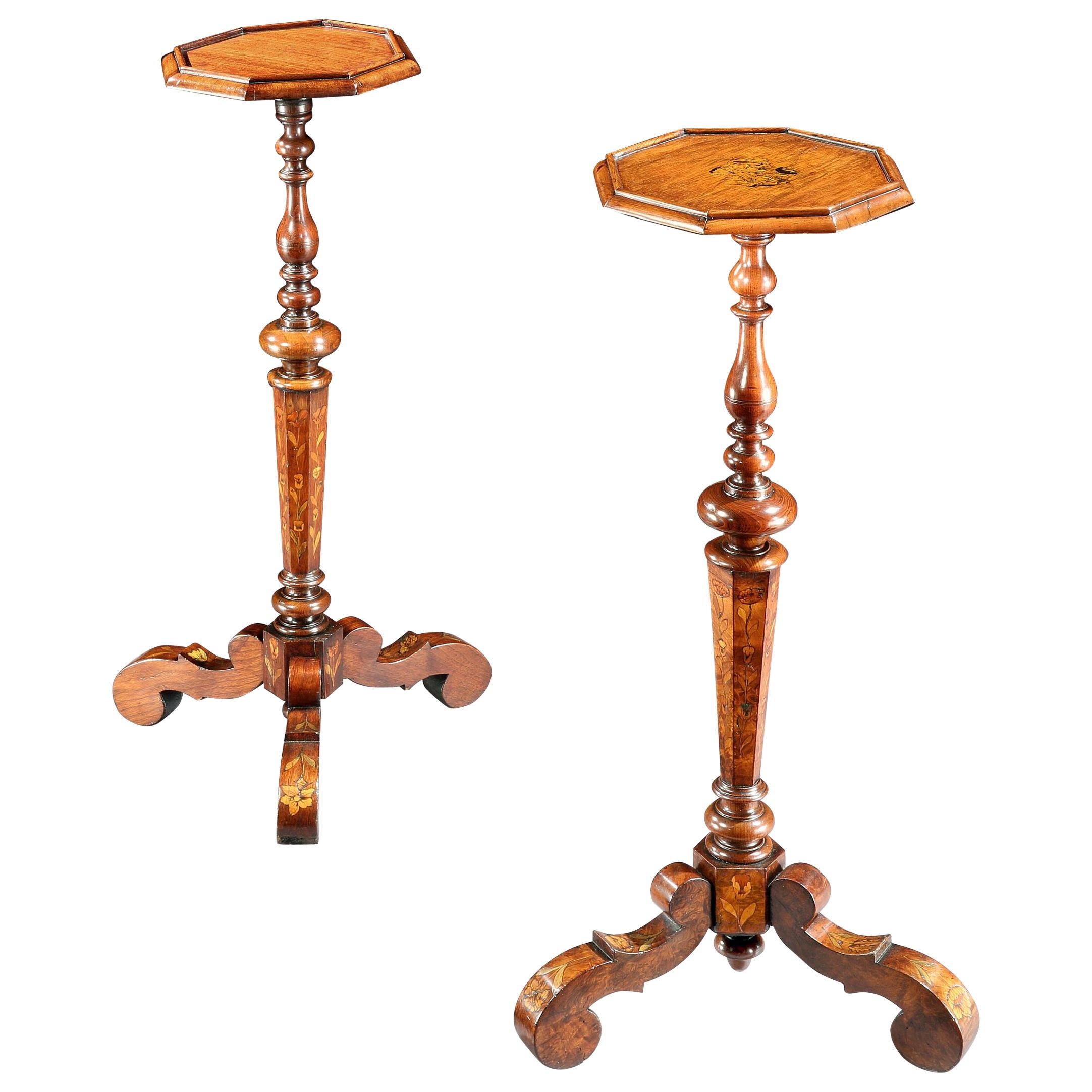 Near Pair of Candle Stands or Torchères, Late 17th Century, English