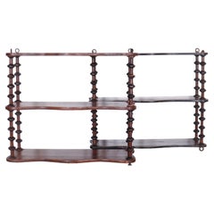 Near pair of English Shelves
