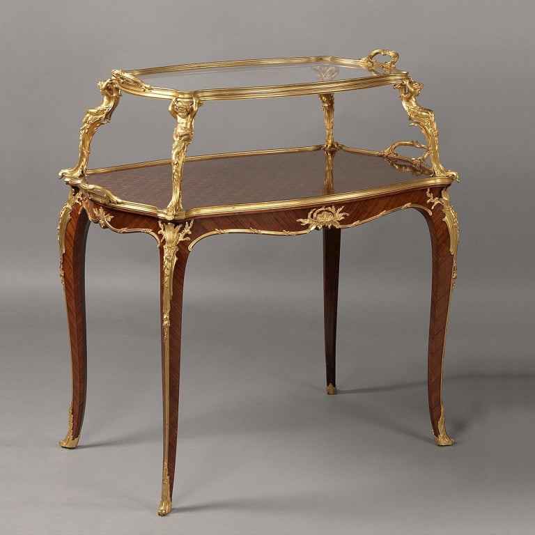 Near Pair of Louis XV Style Étagère Tables by François ...