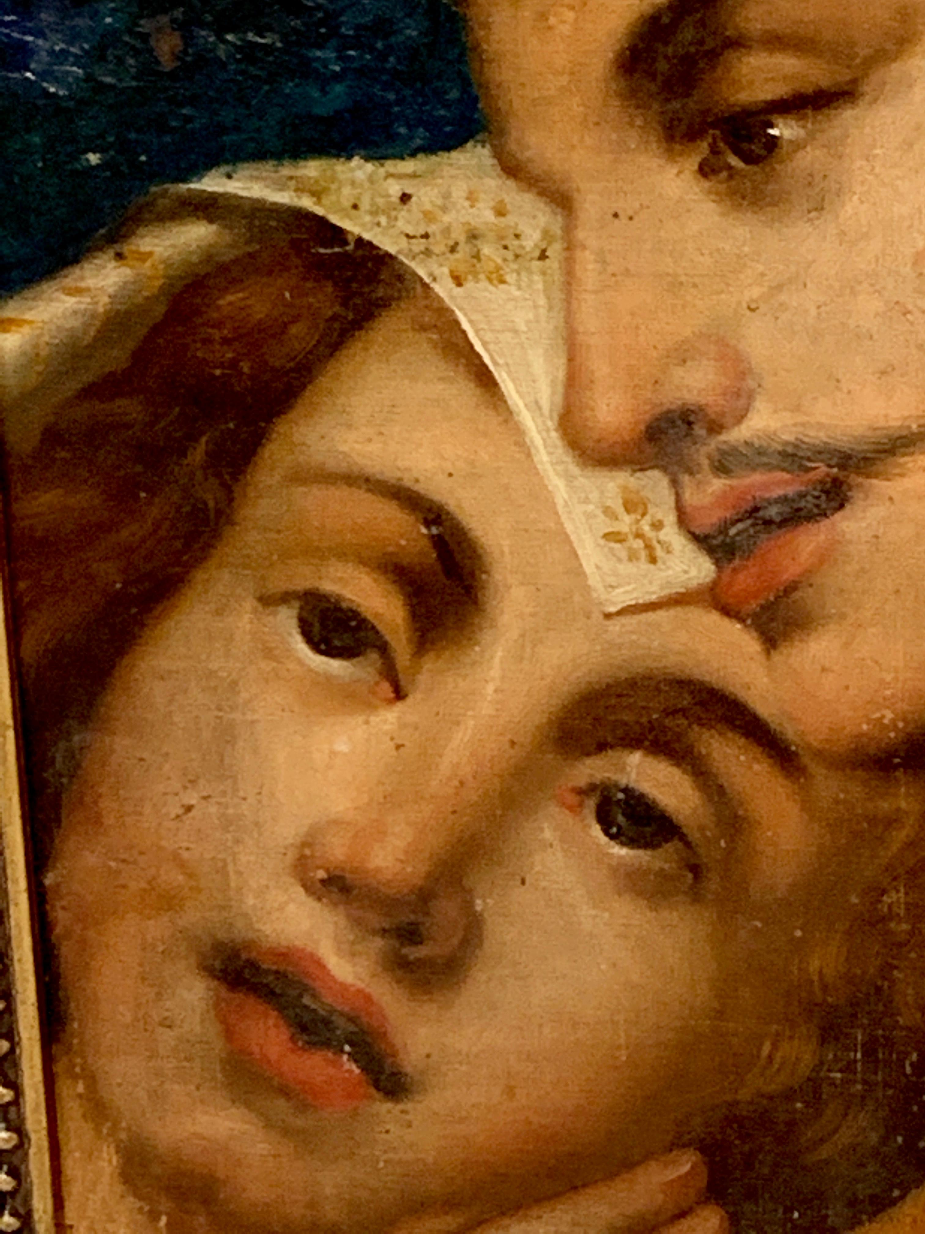 19th Century Near Pair of Old Master Romantic Portraits For Sale