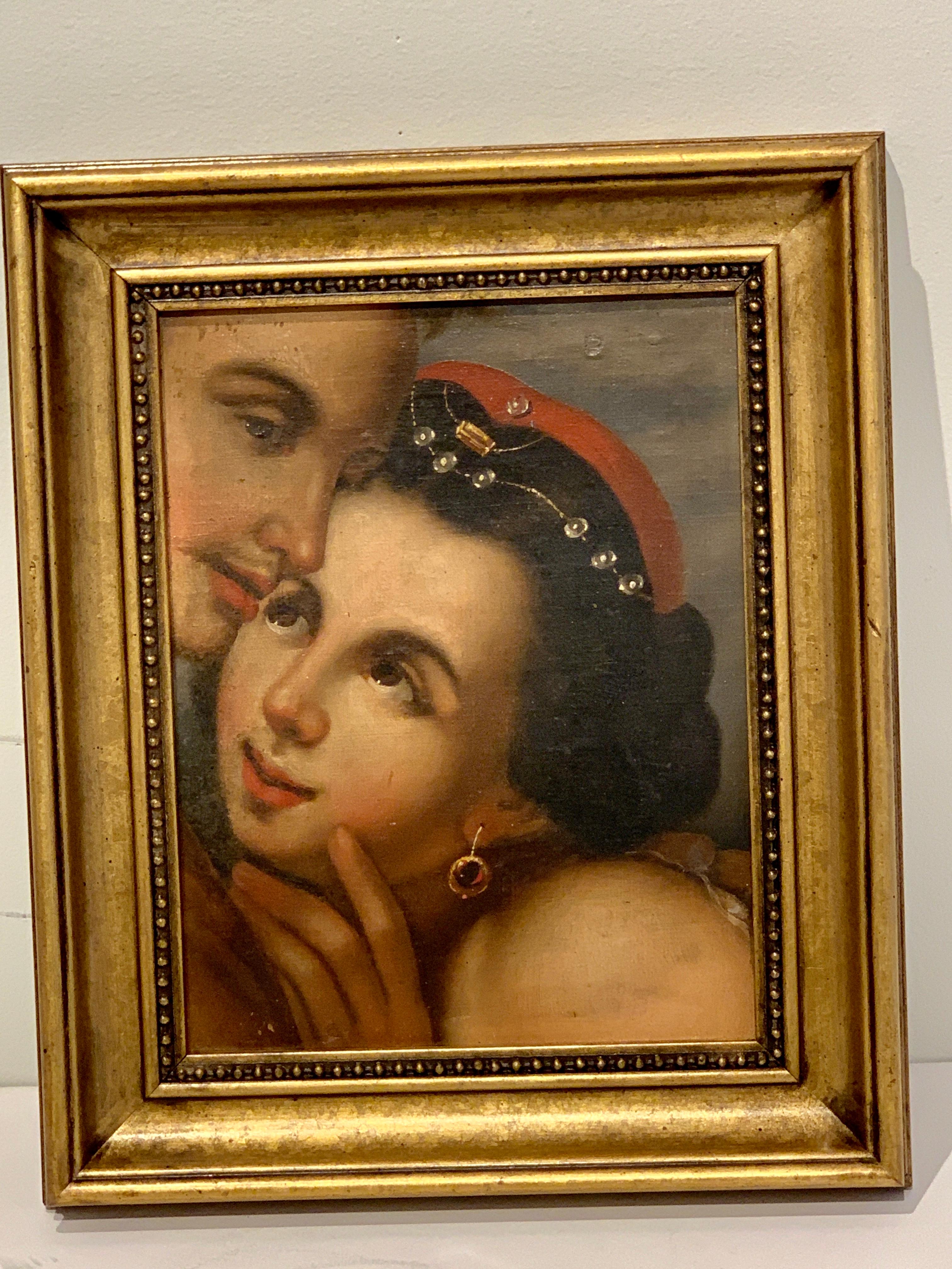 Near Pair of Old Master Romantic Portraits For Sale 2