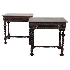 Paire de tables d'appoint portugaises