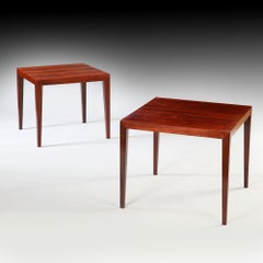 Near Pair of Square Occasional Tables Attributed to Severin Hansen