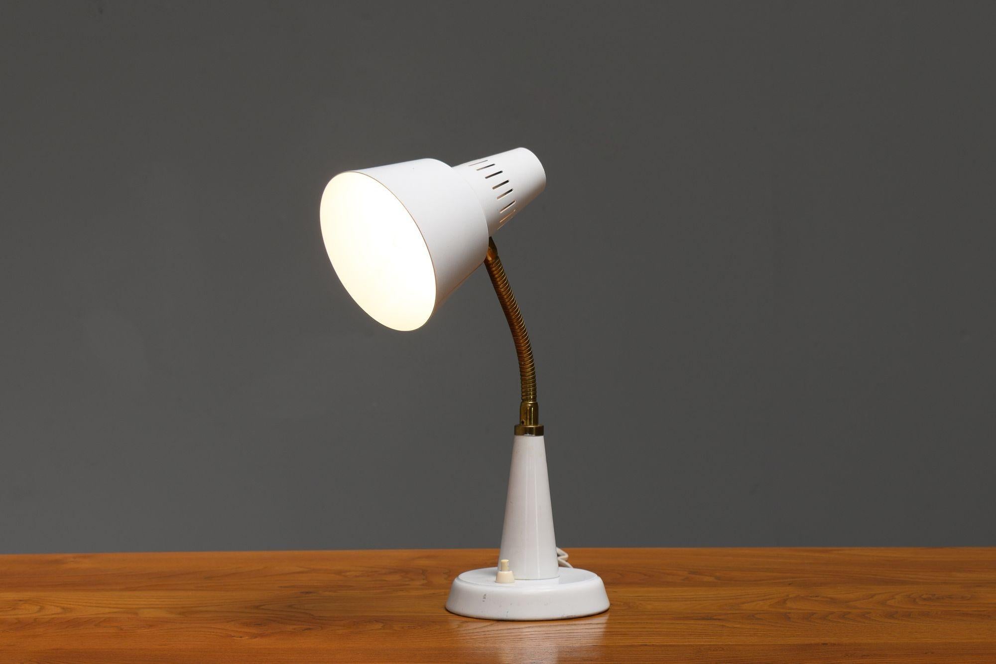 Near Pair of Swedish Mid-Century Lamps For Sale 10