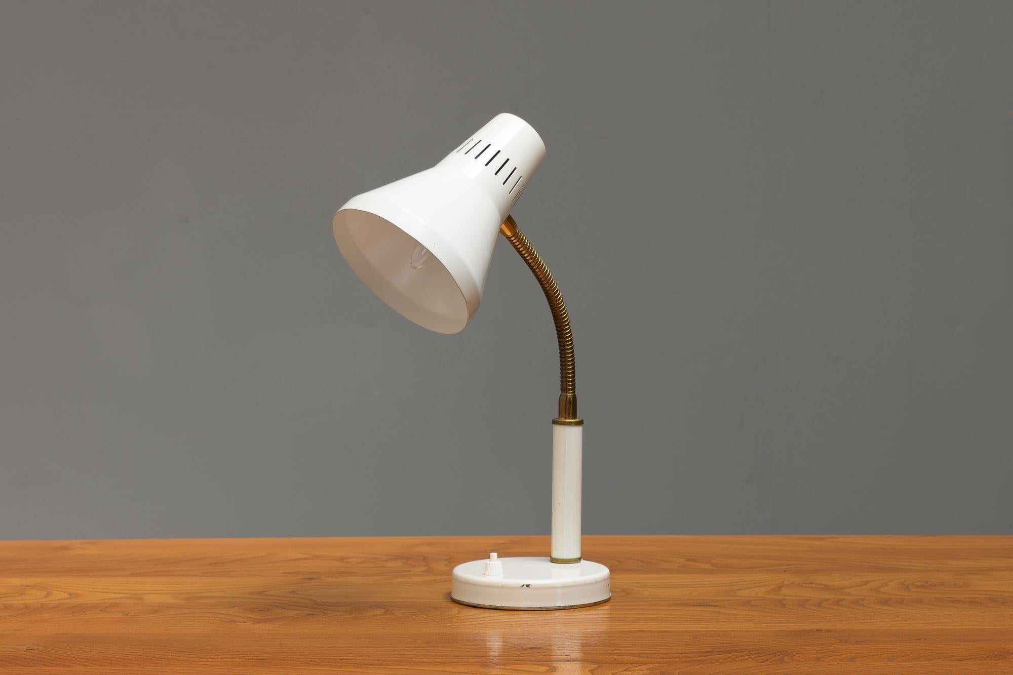 Near Pair of Swedish Mid-Century Lamps For Sale 11