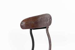 Near Pair Vintage Antique Industrial Evertaut Factory Machinist's Stool, c.1940