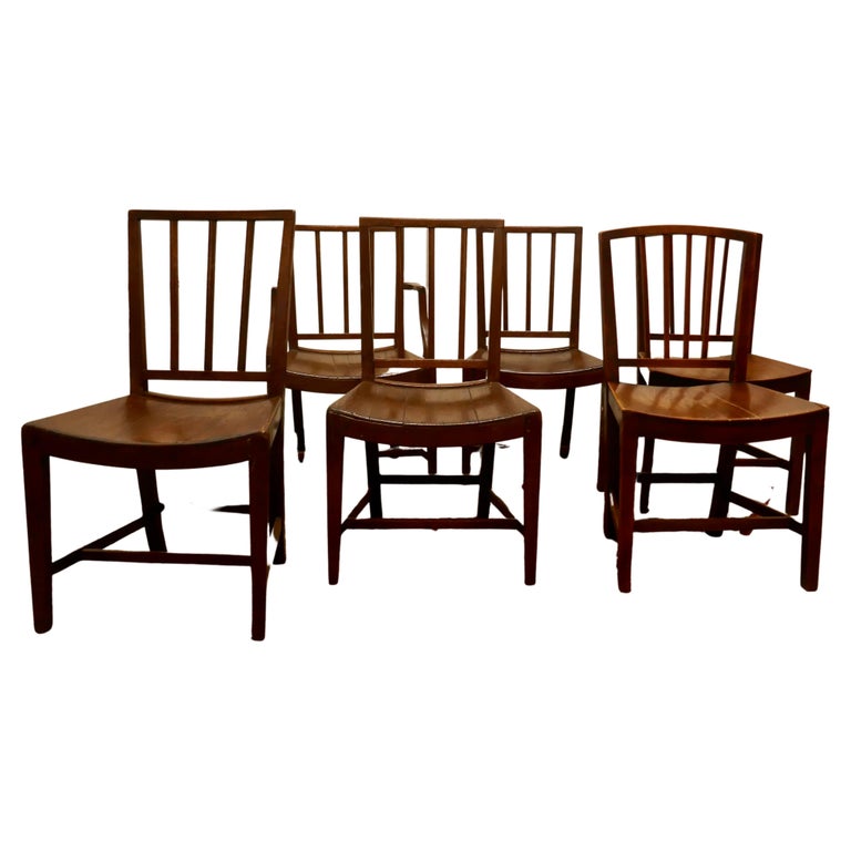Near Set of 6 Style Country Chairs For Sale at 1stDibs