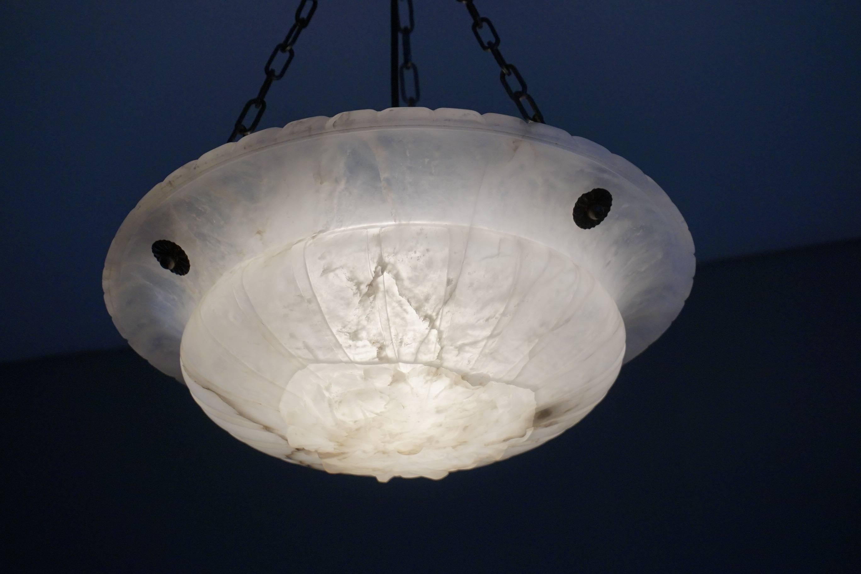 alabaster ceiling lamps