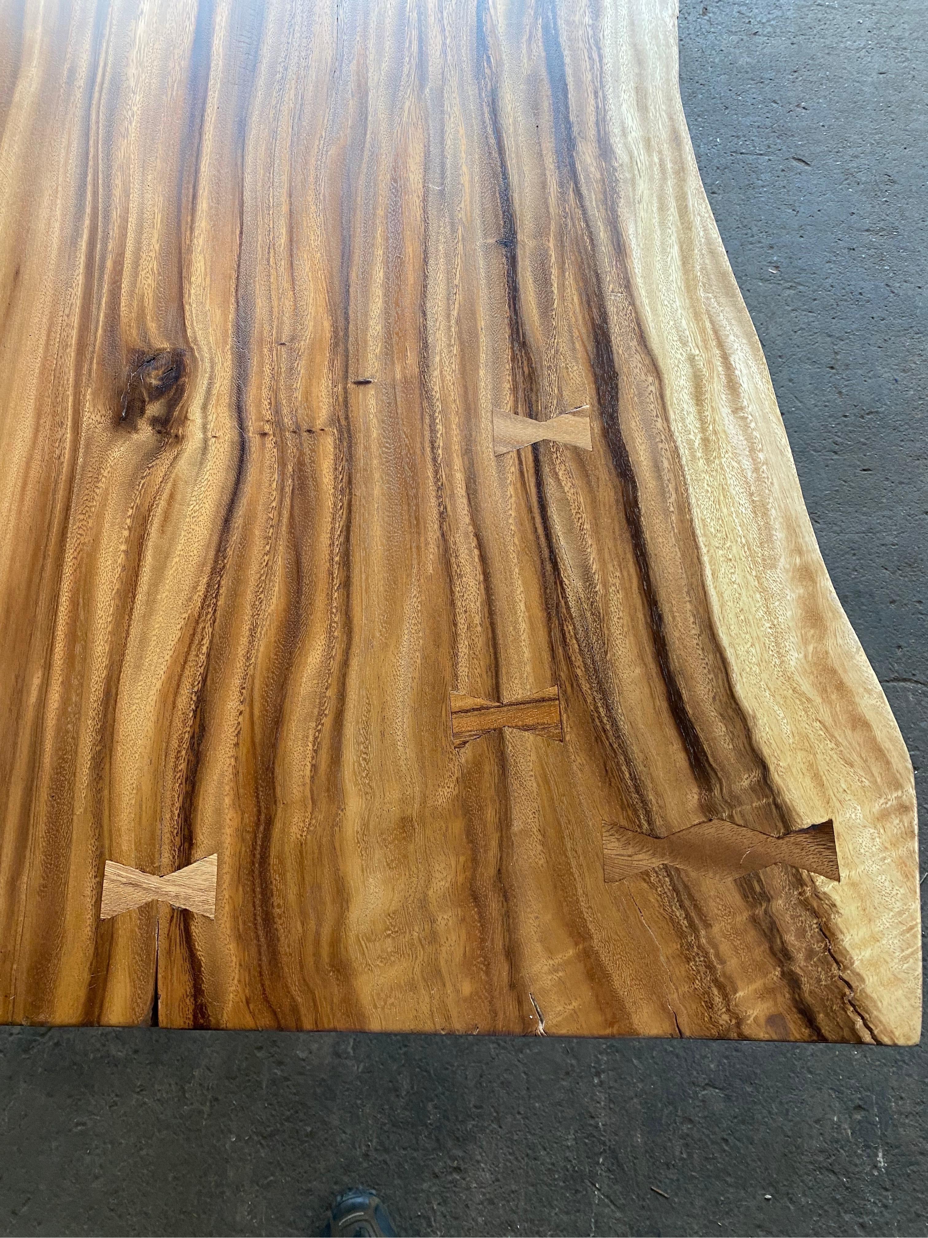 Live Edge Walnut Table or Desk For Sale 5