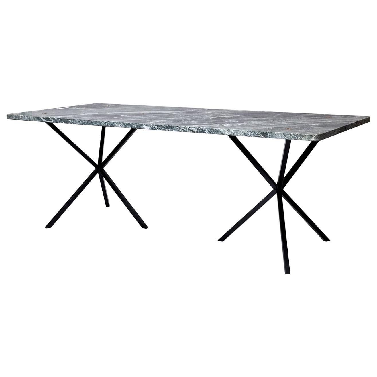 Scandinavian Contemporary Dining Table in Italian Granite made in Sweden For Sale