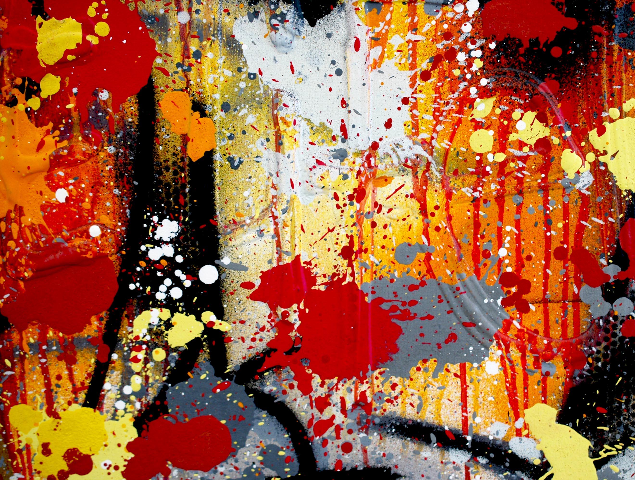 Originelle und einzigartige Kunstwerke von NEBAY
Spray und Acryl auf Leinwand
130 x 97 cm (51,2 x 38,2 Zoll)
schwarzer Karton (135 x 102 x 4 cm) - (53,1 x 40,2 x 1,6 Zoll)
Signiert von der Künstlerin
Echtheitszertifikat
