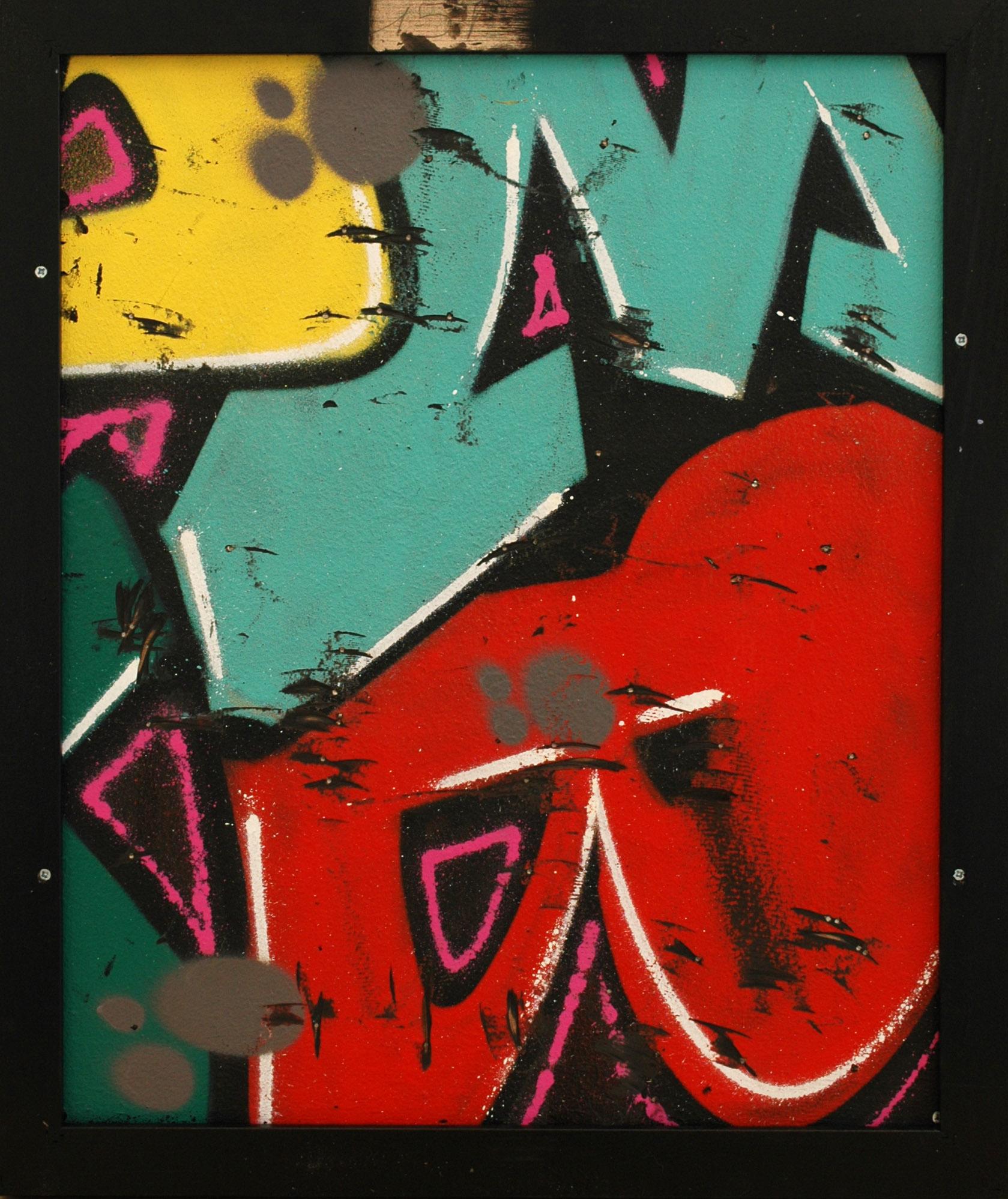 Spray und Acryl auf Leinwand
65 x 54 cm (25.6 x 21.3 in)
Einzigartige Kunstwerke
schwarzer Karton (65 x 55 x 5 cm) - (25,6 x 21,7 x 2 in)
Signiert von der Künstlerin
Echtheitszertifikat