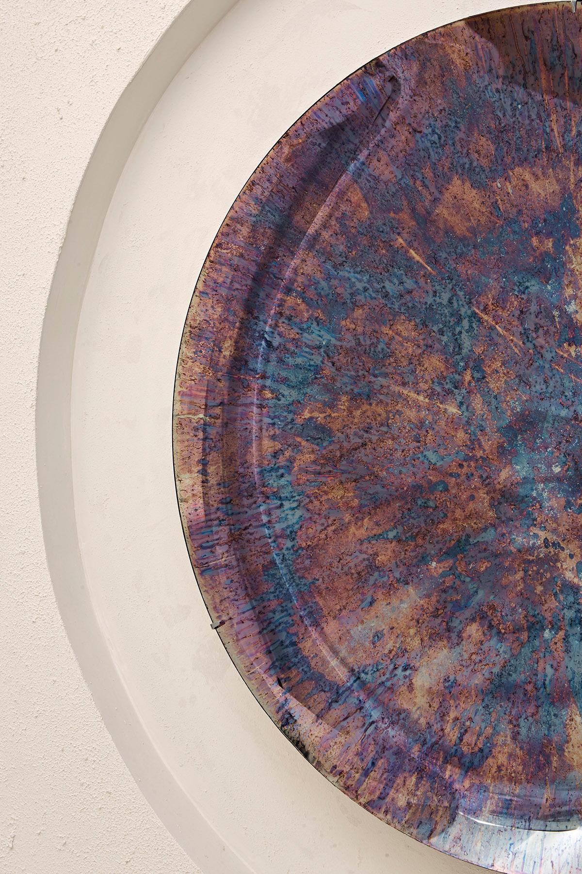 Moderne Nébuleuse I - Miroir concave en vente