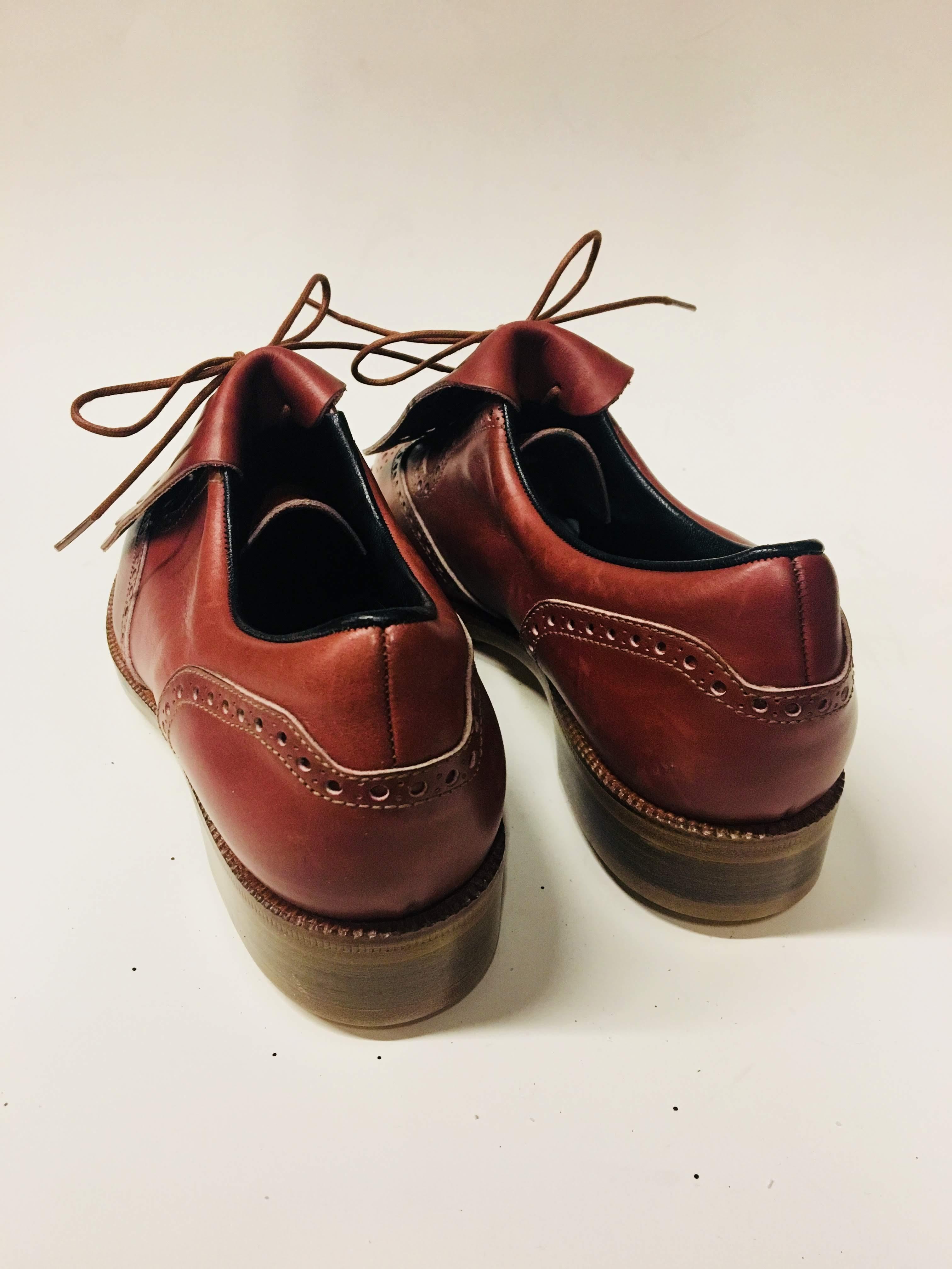 Nebuloni Oxford Golf Cleats In Excellent Condition In Bridgehampton, NY