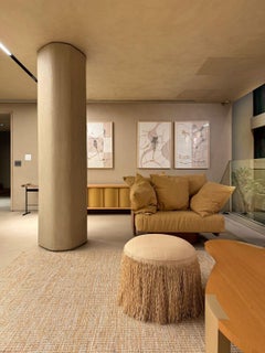 Pouf Kariri di +55design - Pouf in paglia intrecciata a mano - Artigianato etnico brasiliano