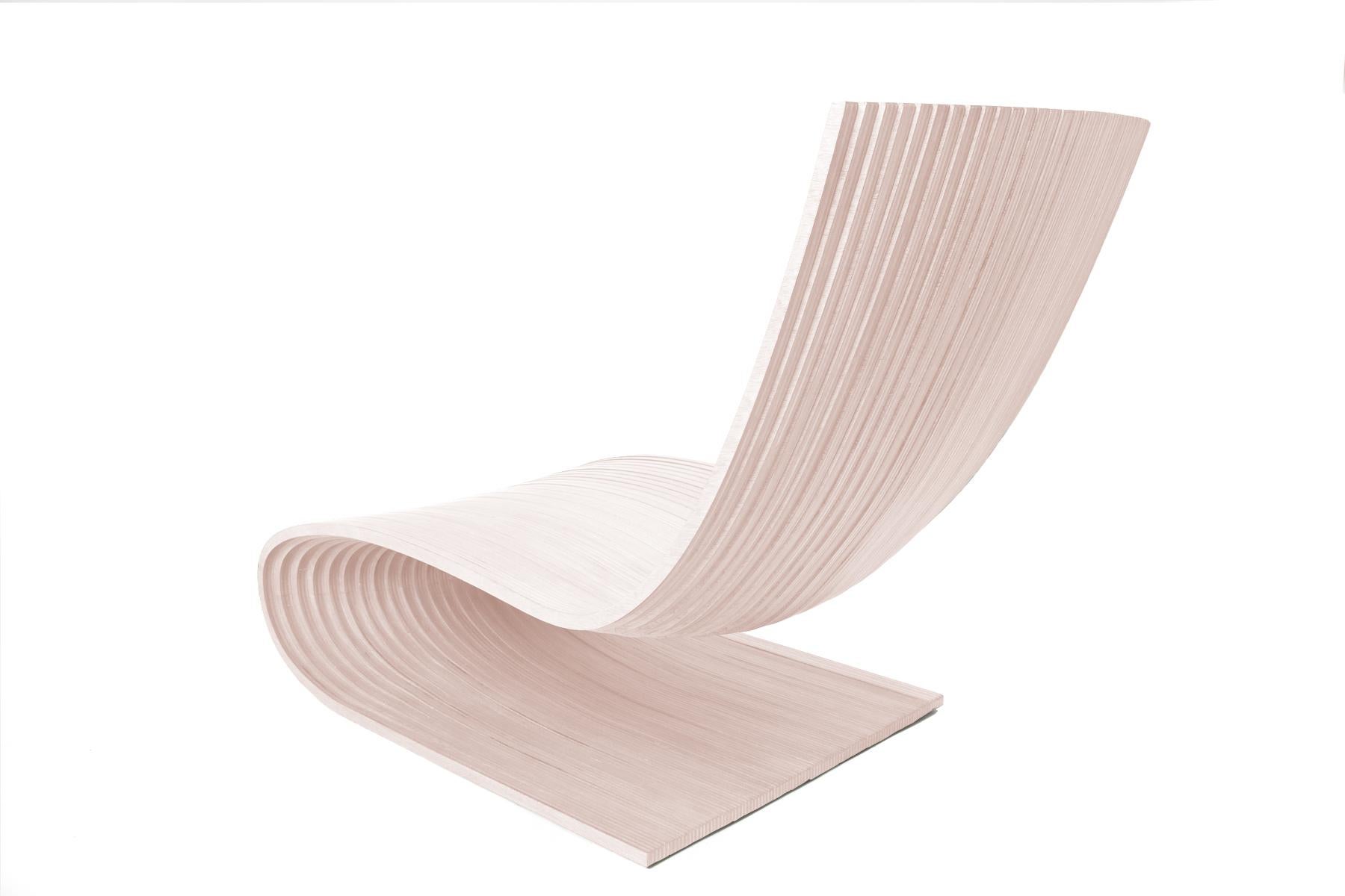 Neca-Stuhl von Piegatto, ein skulpturaler zeitgenössischer Sessel (Laminiert) im Angebot