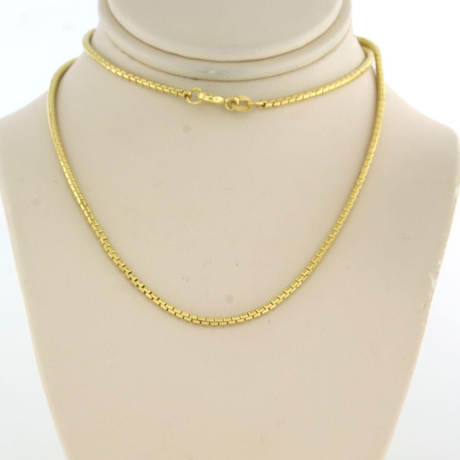 Modern Necklace - 12.0 grams - 18k yellow gold - 45 cm long For Sale