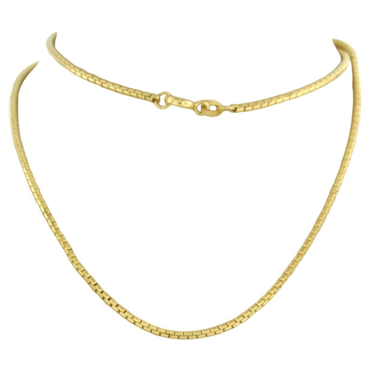 Necklace - 12.0 grams - 18k yellow gold - 45 cm long