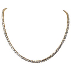 Necklace - 14K Yellow - 21.57ct - Natural diamond - GCI