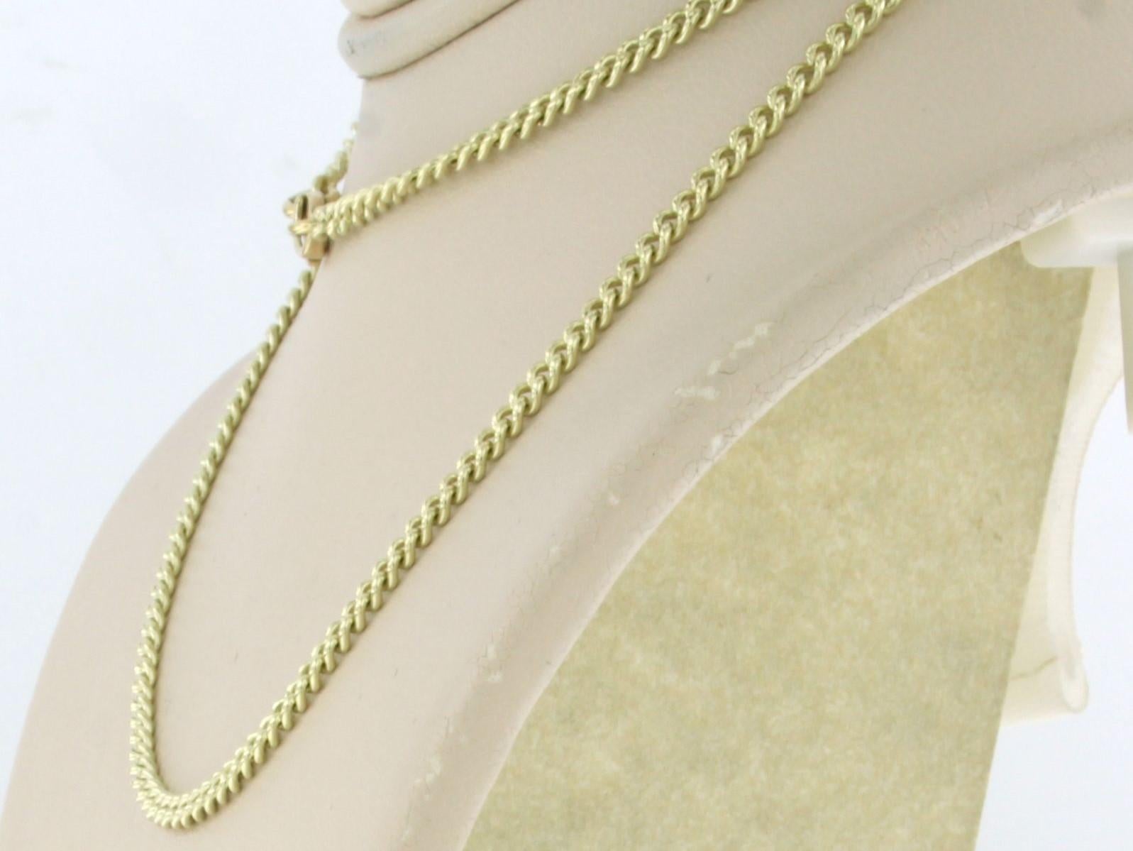 Necklace - 8.8 gram - 14k yellow gold In Excellent Condition For Sale In The Hague, ZH