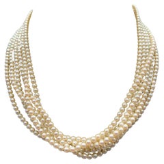 Necklace Akoya Pearls Yellow Gold 18 carat