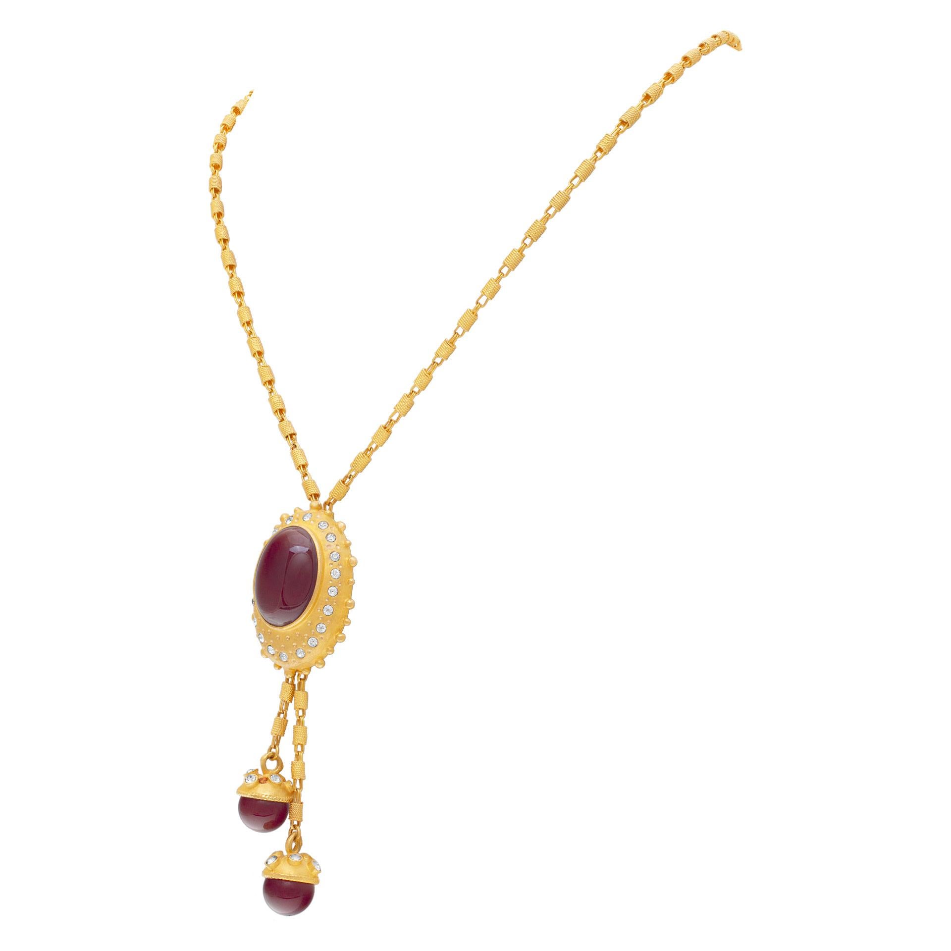 Modern Necklace and Earrings Set in 18k with Carnelian & Diamonds