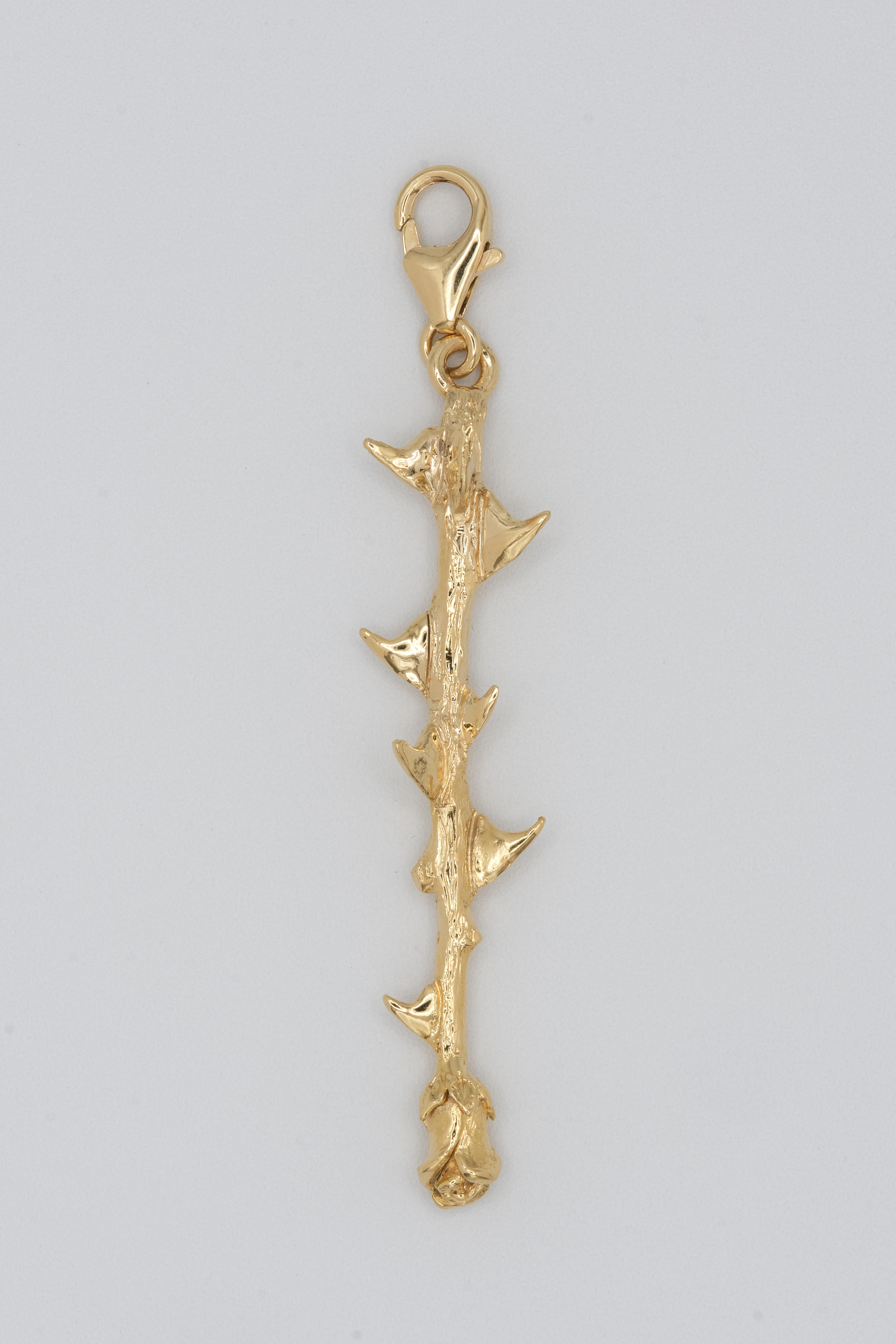 Halskette und Anhänger aus 14 Karat Gold  Devotion von „St. Rita von Cascia“ 5
