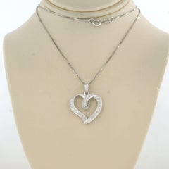 Necklace and pendant with brilliant cut diamonds up to 0.50ct 14k and 18k gold