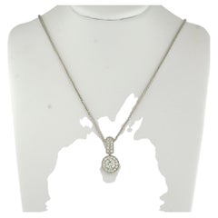 Necklace and pendant with brilliant cut diamonds up to 0.55ct 14k gold
