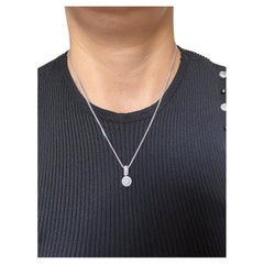 Collar y colgante con diamantes de talla brillante de hasta 0,55 ct, en oro de 14k