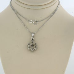 Collar y colgante con diamantes talla brillante de hasta 0,62 ct Oro de 14k 3,7 gramos