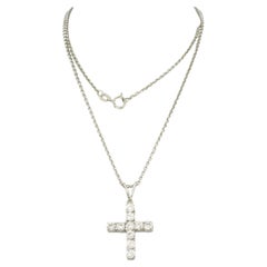 Collar y colgante con diamantes talla brillante de hasta 1,00 ct Oro de 14k 3,2 gramos