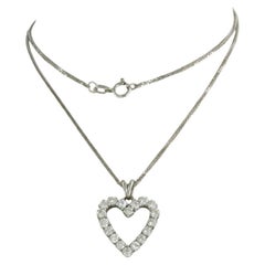 Halskette und Anhänger mit Diamanten im Brillantschliff bis zu 1,00ct 14k Gold 3,3 Gramm