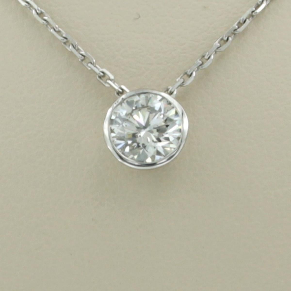 Moderno Brilliante e pendente con diamanti taglio brillante fino a 1,01ct in oro 14k 2,8 grammi in vendita
