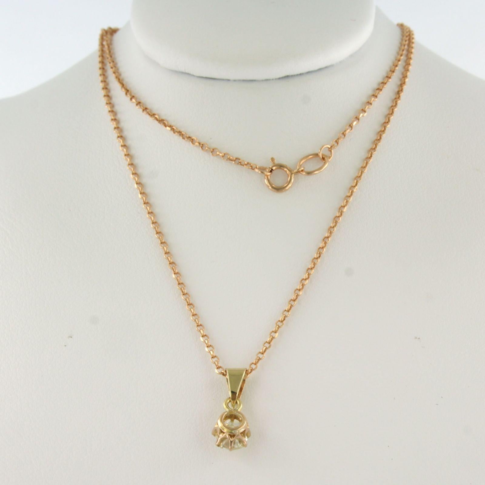 Collana ad ancora in oro rosa 14k con ciondolo solitario con diamante taglio vecchia miniera fino a 0,60 carati - J&Up - Piqué - Lunghezza 45 cm

Descrizione dettagliata

La collana è lunga 45 cm e larga 0,7 mm.

Il ciondolo è alto 1,2 cm e largo